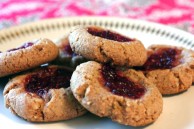 Vegan thumbprint cookies