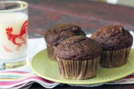 Chocolate banana muffins