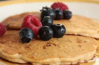 Oatmeal pecan pancakes