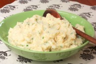 Mashed potatoes with celery root