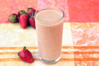 Strawberry Banana Almond Smoothie