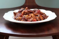 Heirloom bean and mushrooms stew