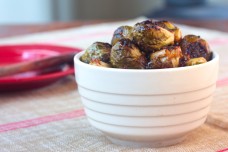 Brussels sprouts with sherry-maple vinaigrette