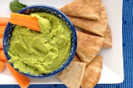 cilantro lime hummus_