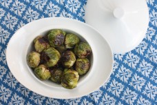 Lime brussels sprouts