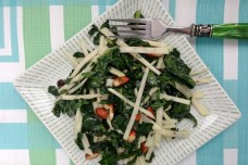 Kale kohlrabi salad